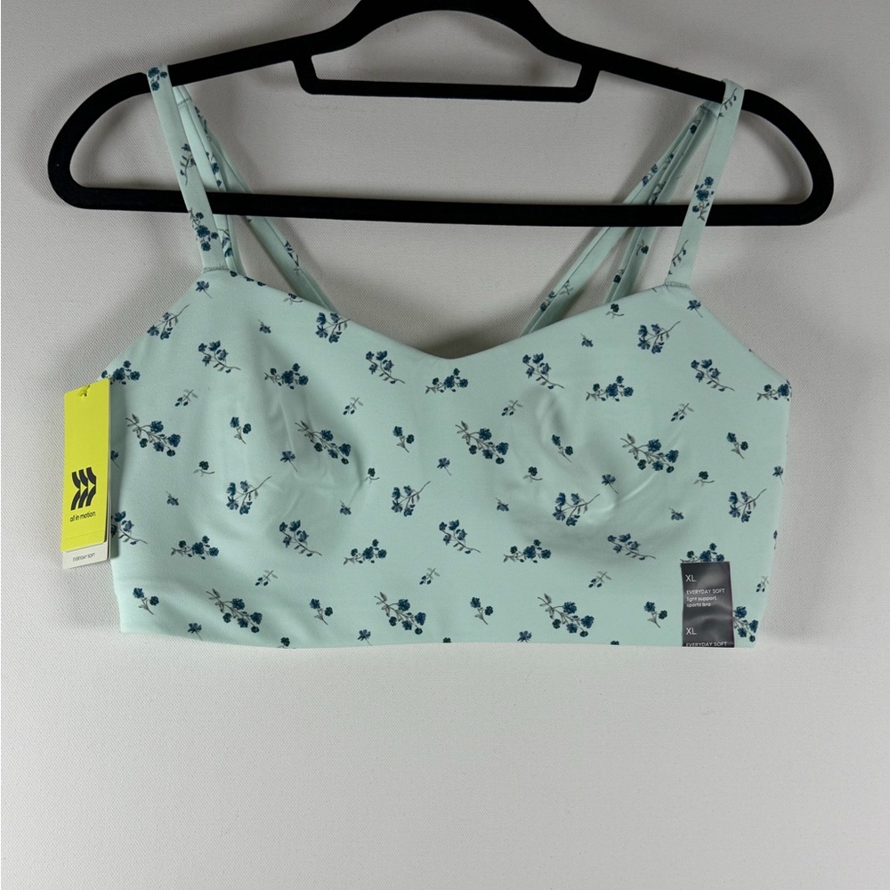 All In Motion Women Everyday Soft Light Support Bra - Light Mint Green All Sizes - Picture 7 of 16